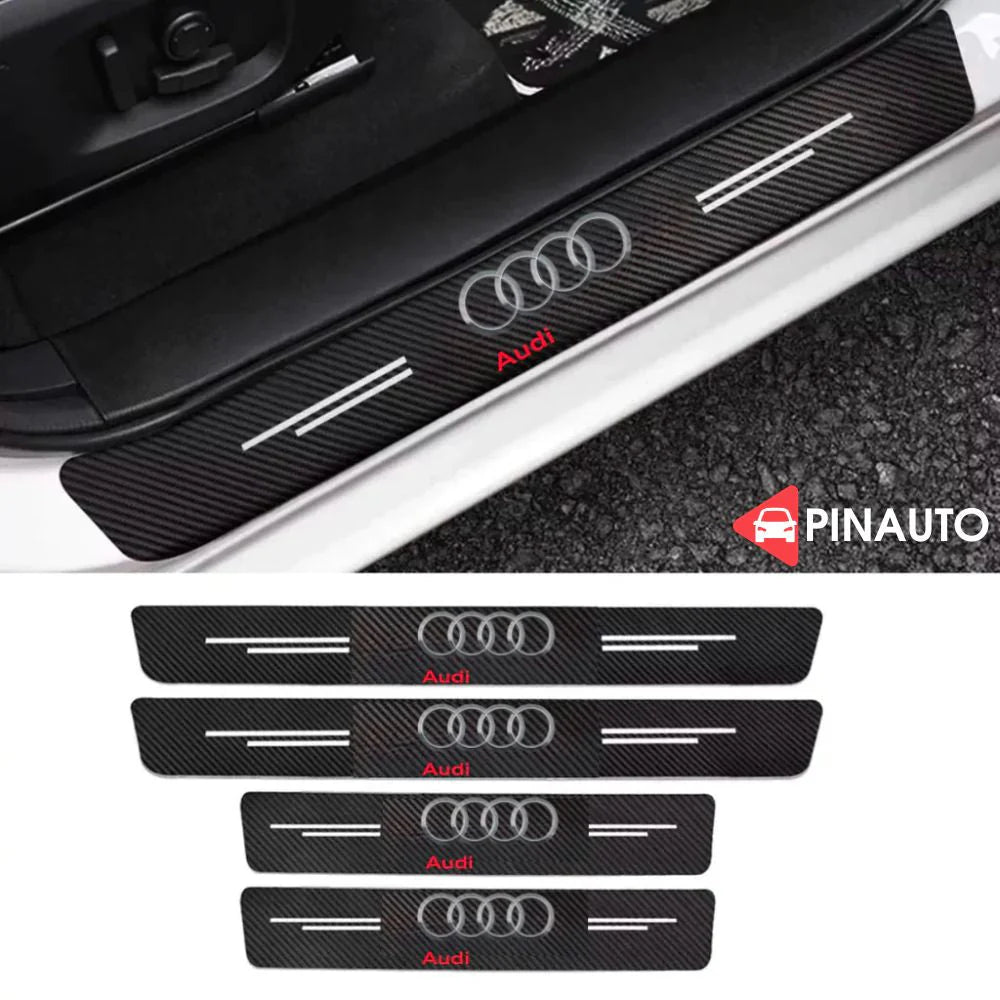 Door Sill Protectors with Logo — Front Doors, Rear Doors & Trunk