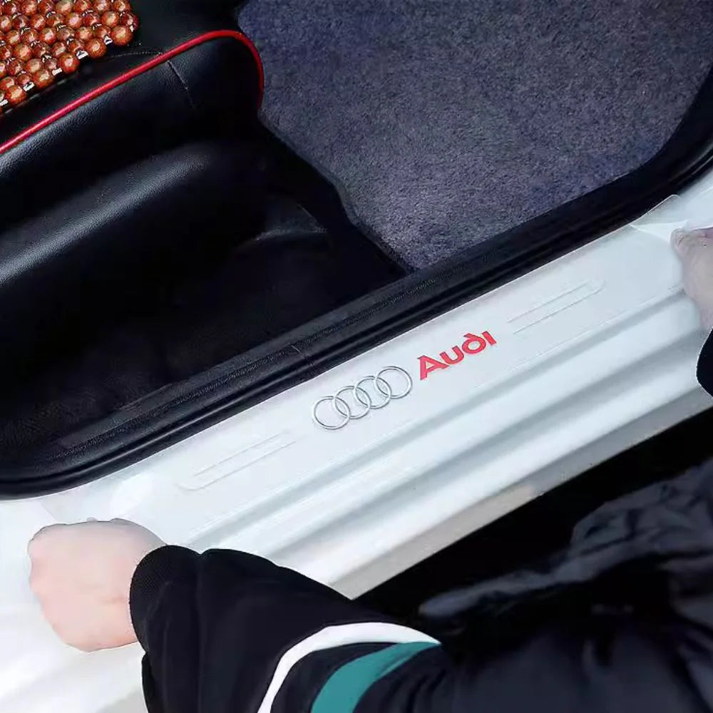 Door Sill Protectors with Logo — Front Doors, Rear Doors & Trunk